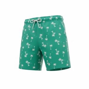 Wonder Nation Green Palm Tree Swim Trunks Shorts Kids Size 5T